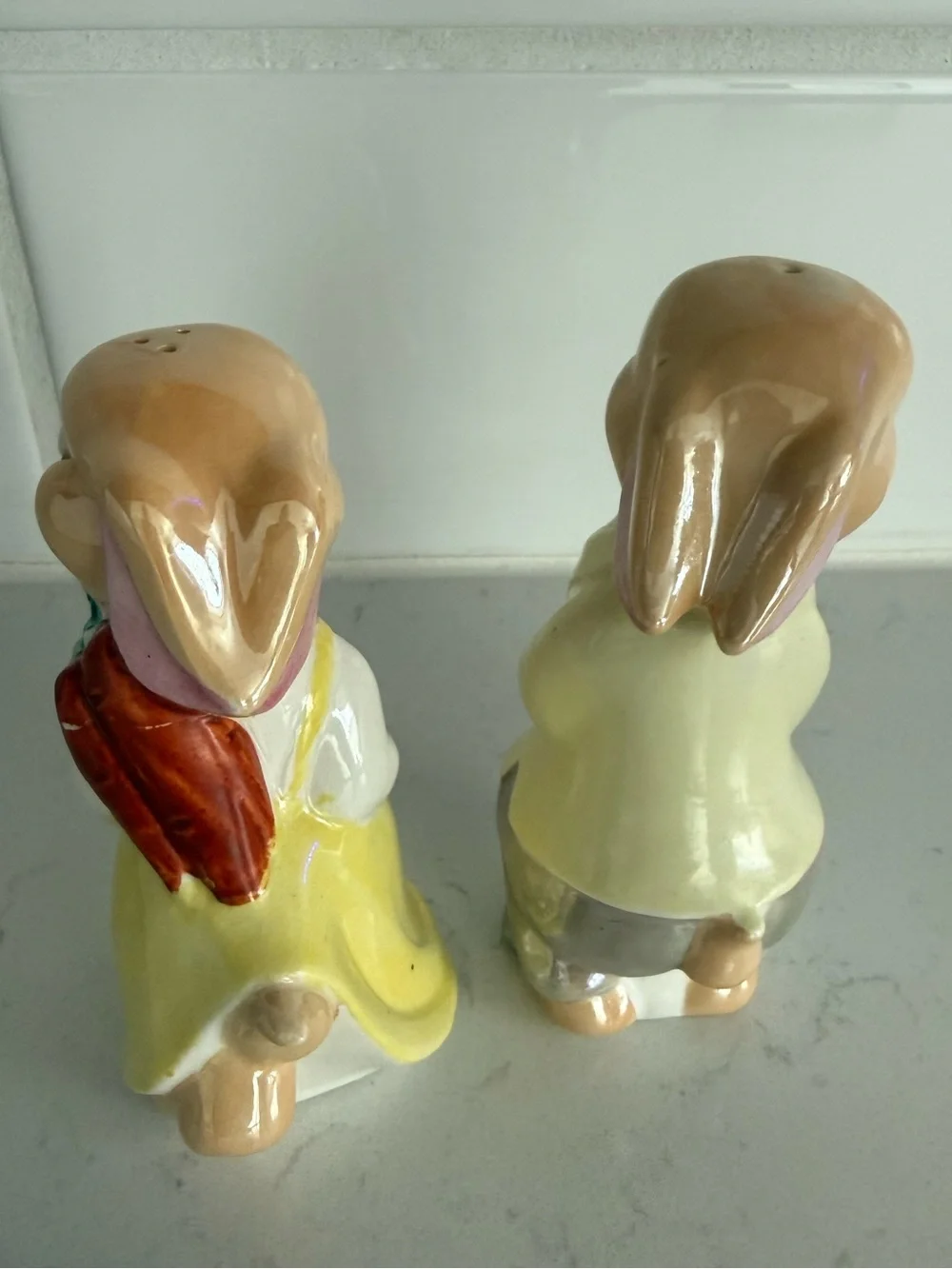 Ceramic Bunny Salt and Pepper Shaker Set